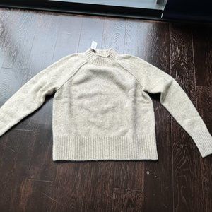 RELAXED MOCK-NECK SWEATER